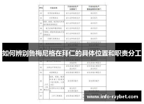 如何辨别鲁梅尼格在拜仁的具体位置和职责分工 如何辨别鲁梅尼格在拜仁的具体位置和职责分工